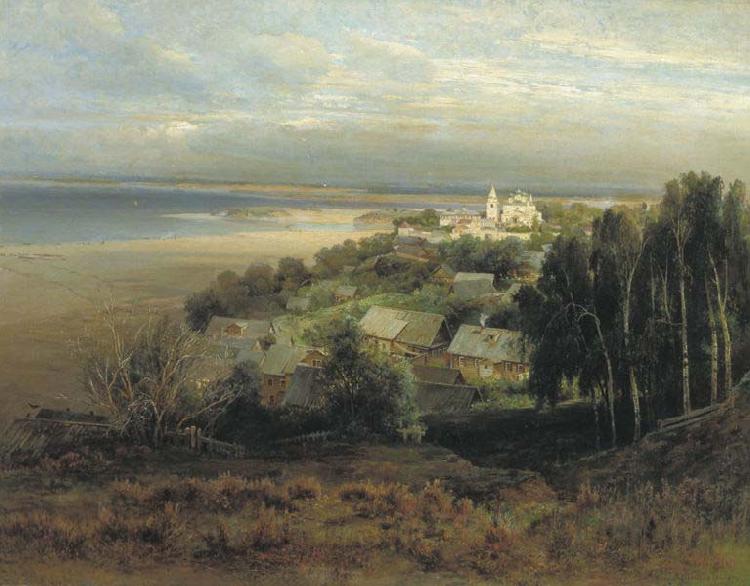 Alexei Savrasov Monastery of Caves near Nizhny Novgorod oil painting picture